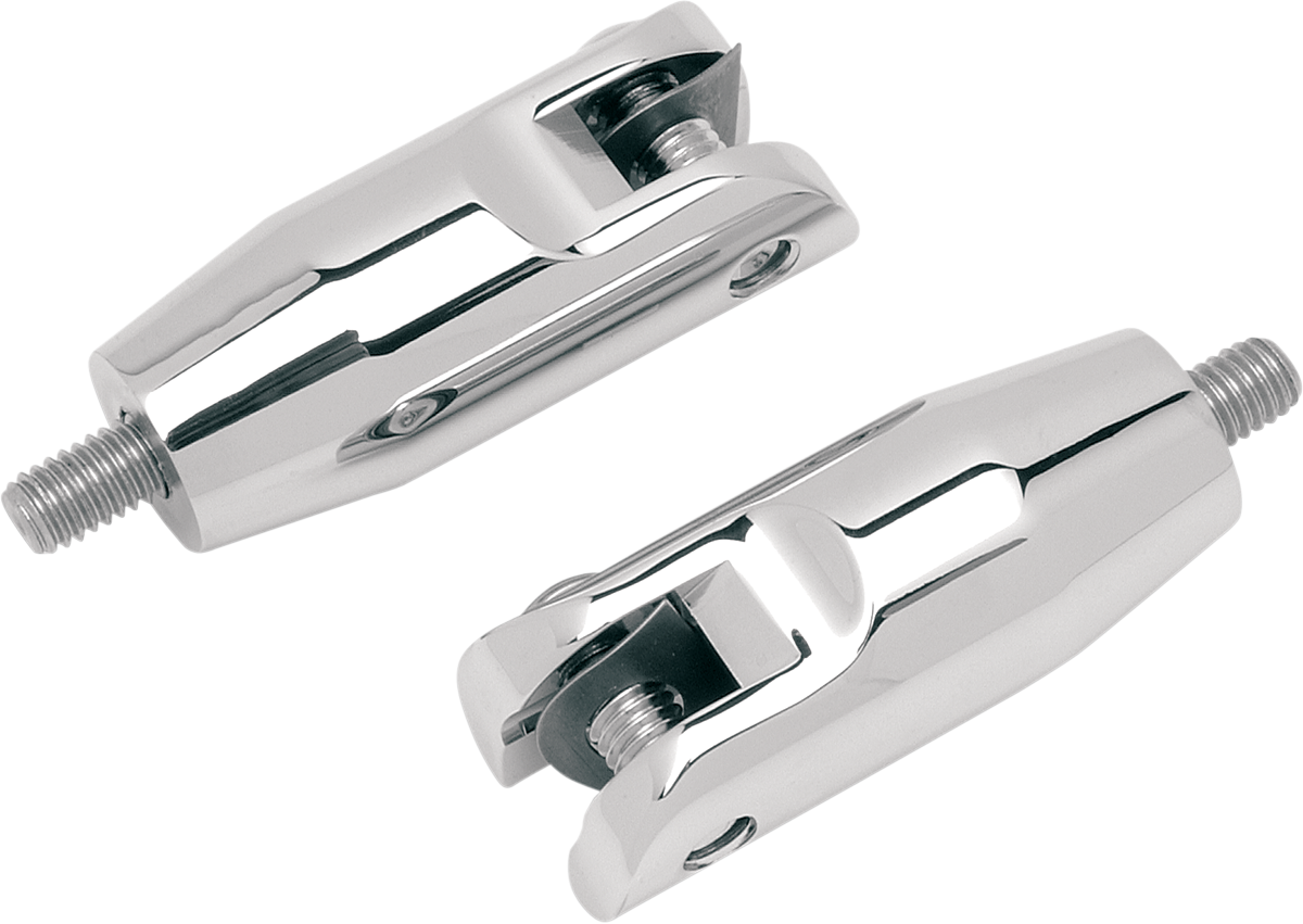 ACCUTRONIX Rear Footpeg Mount - Chrome - FLHT '93+ FPMT501-C