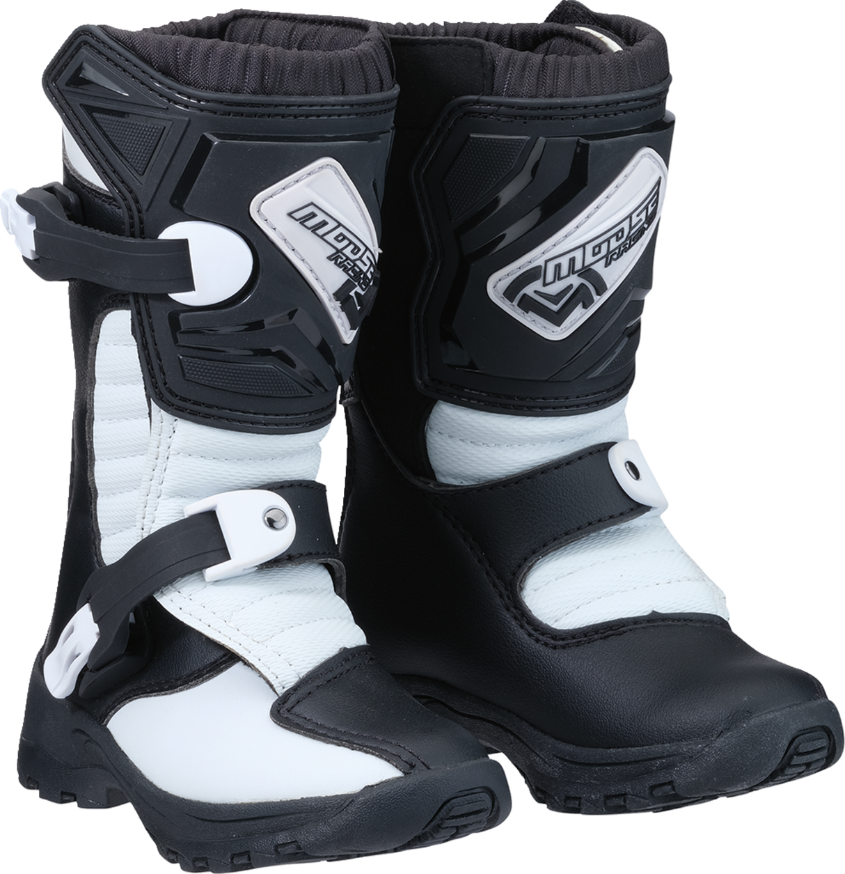 MOOSE RACING M1.3 Boots - Black/White - Size 3 3411-0432