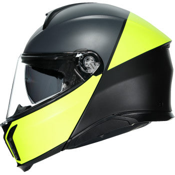 AGV Tourmodular Helmet - Balance - Black/Yellow Fluo/Gray - Small 211251F2OY00110