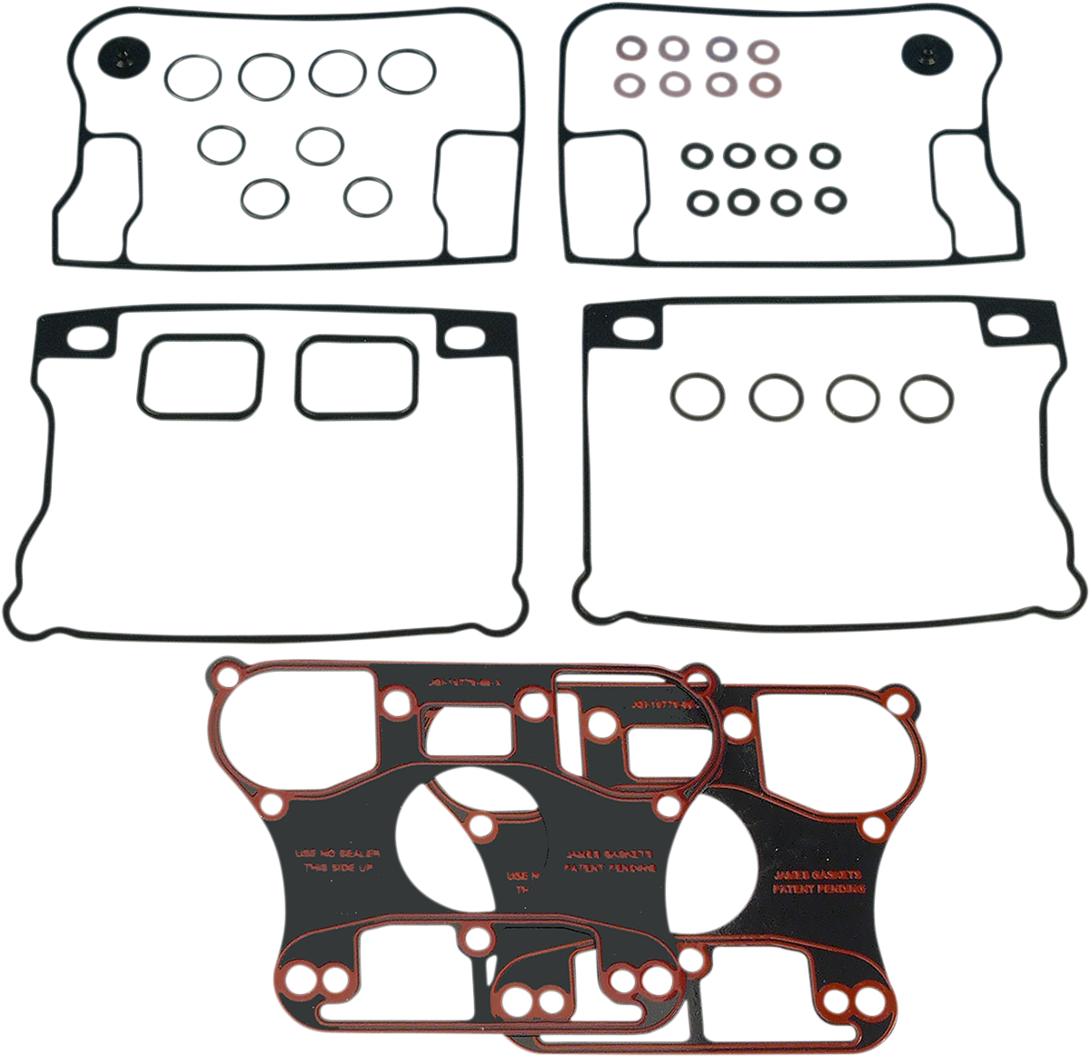 JAMES GASKET Rocker Box Rubber Gasket - Big Twin JGI-17042-92