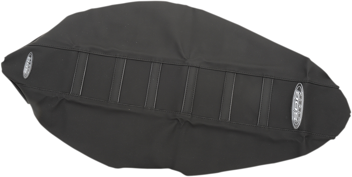 SDG 6-Ribbed Seat Cover - Black Ribs/Black Top/Black Sides 95935