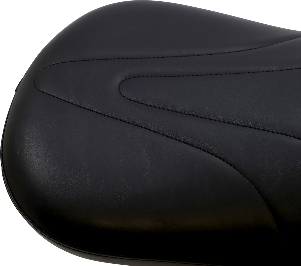 LE PERA Sorrento 2-Up Seat - Stitched - Black - FLHT LK-907