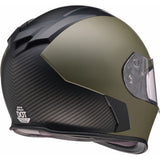 Z1R Warrant Helmet - Carbon - Green - 2XL 0101-17437