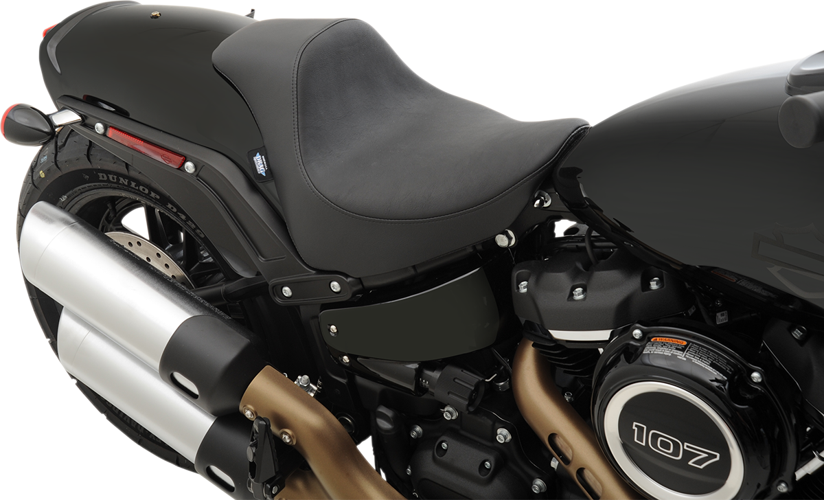 DRAG SPECIALTIES EZ-Solo Seat - Smooth - Vinyl - FXFB/S '18-'22 ACT EZ-ON STYLE 0802-1126