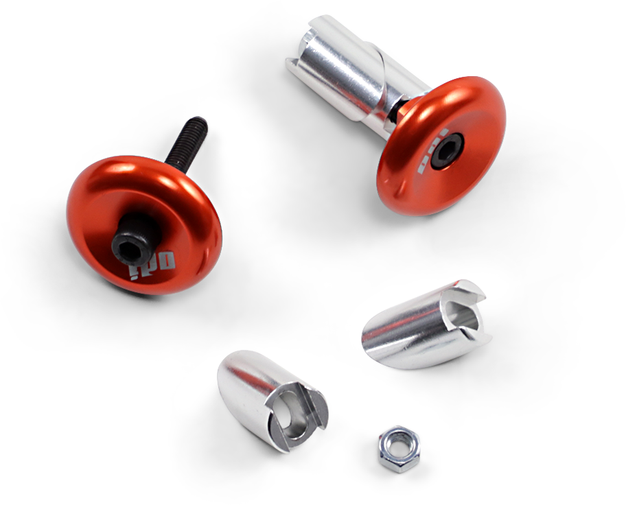 ODI Bar End - Aluminum - Orange F71APO