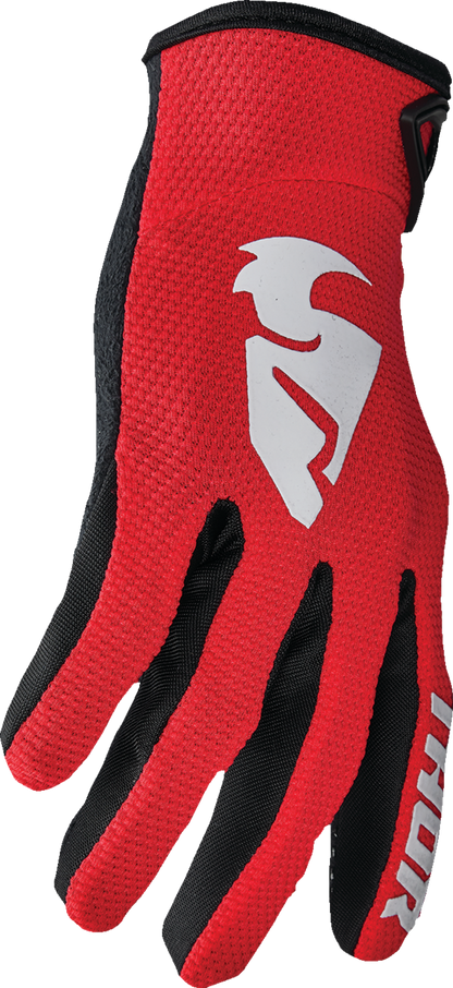 THOR Youth Sector Gloves - Red/White - XS 3332-1744