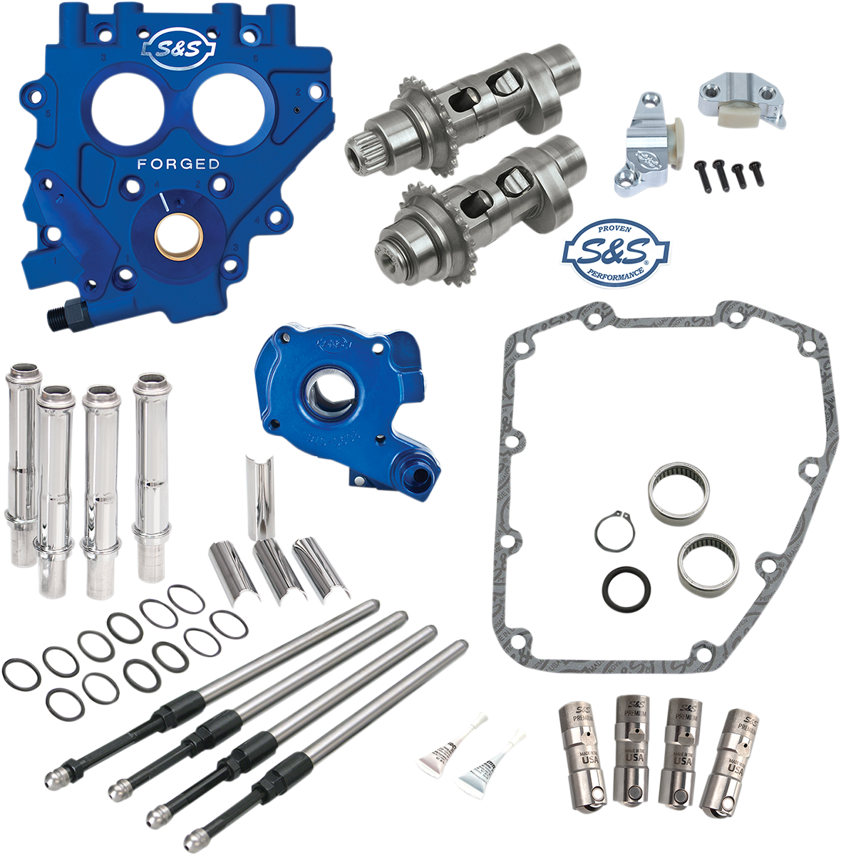 S&S CYCLE Cam with Plate - 551 Series - Easy Start 330-0544