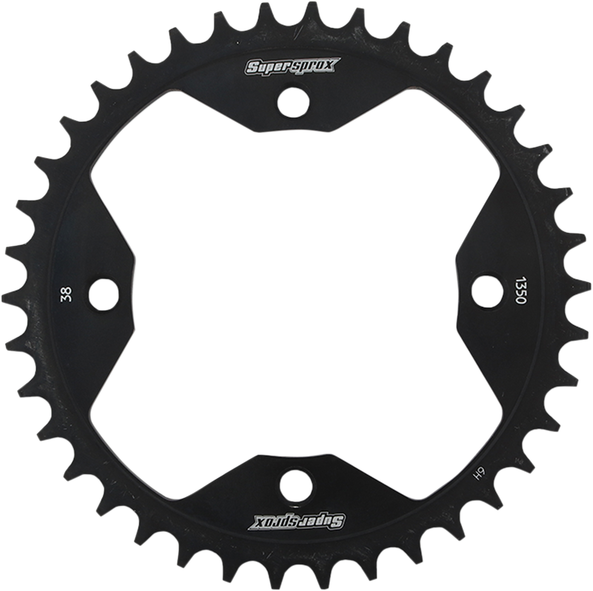 SUPERSPROX Steel Rear Sprocket - 38-Tooth RFE-1350-38-BLK