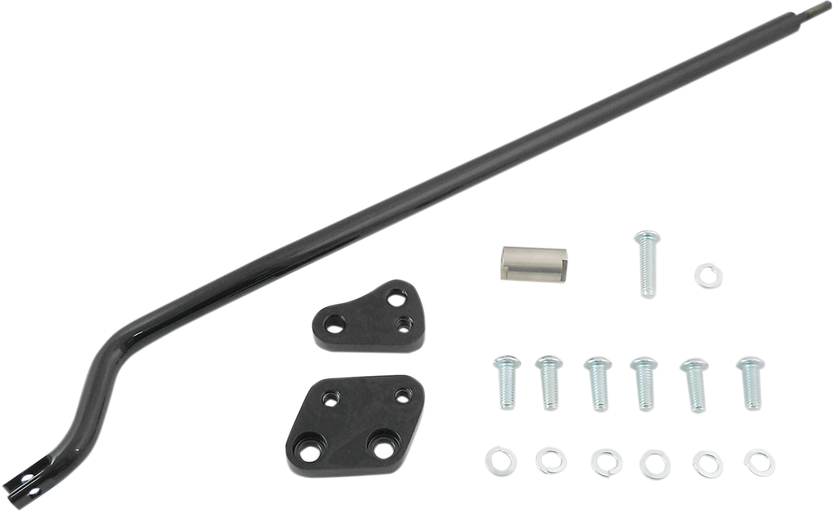 DRAG SPECIALTIES Forward Control Relocation Kit - FXD - Black 77445