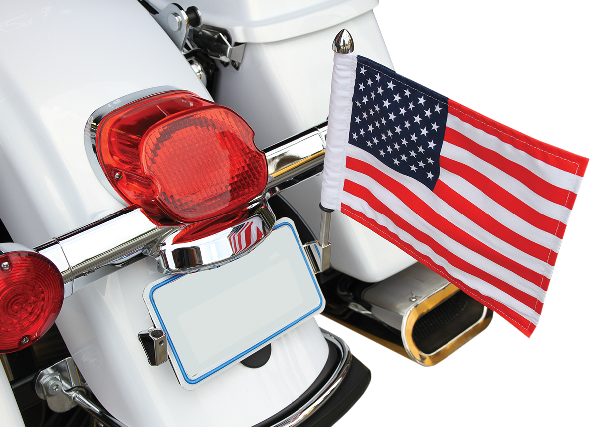 PRO PAD License Plate Flag Mount - With 6" X 9" Flag RFM-LPM