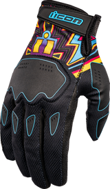 ICON Hooligan™ Lucky Lid Gloves - Black - 2XL 3301-4645