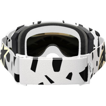 ALPINESTARS GOGGLES Supertech Goggle - Corp - White/Gold - ABS Vision - Gold Mirror 5100325-2044