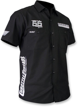 THROTTLE THREADS Throttle Threads Snow Shop Shirt - Black - 3XL TT430S24BK3R