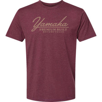 YAMAHA APPAREL Yamaha Racing Premium Built T-Shirt - Maroon - 2XL LEM25S-M39-2X