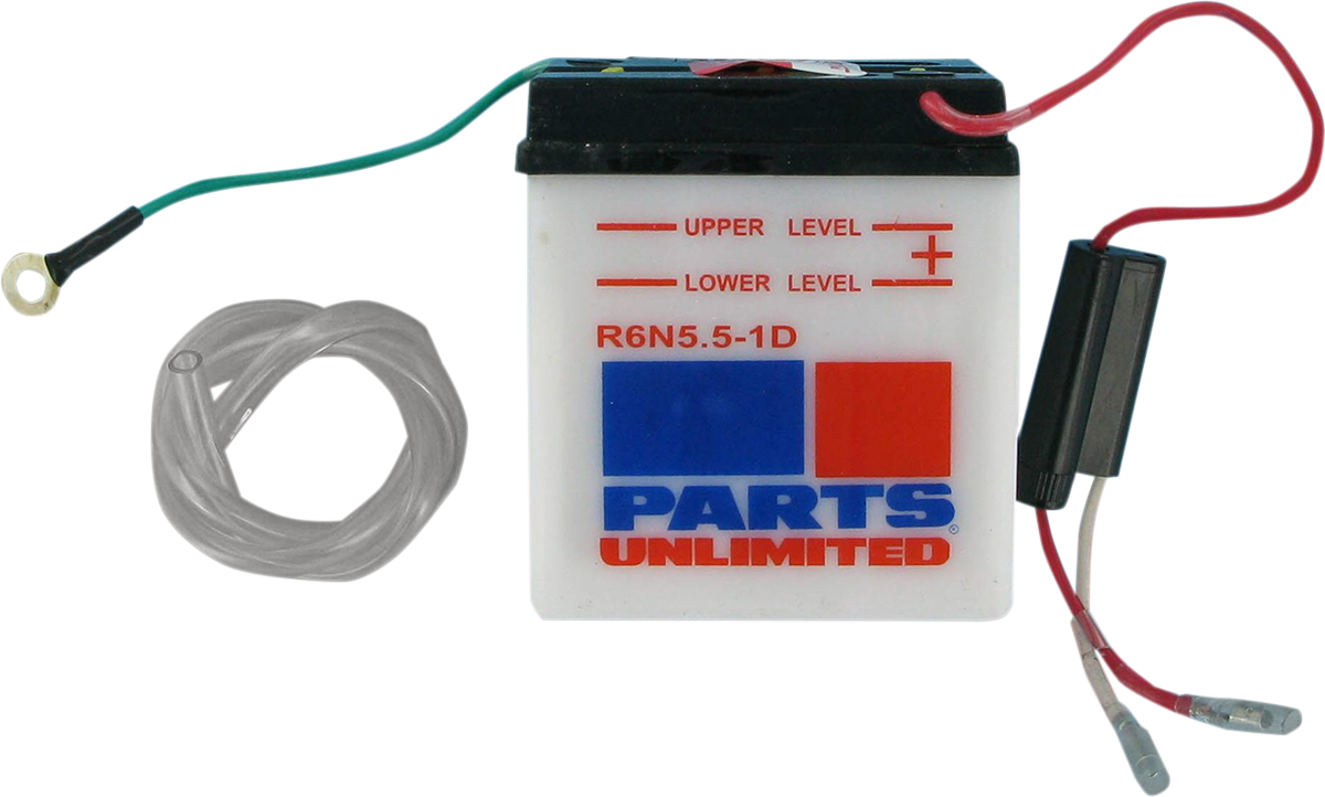 Parts Unlimited Conventional Battery 6n5.5-1d