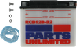 Parts Unlimited Battery - Rcb12b-B2 Cb12b-B2