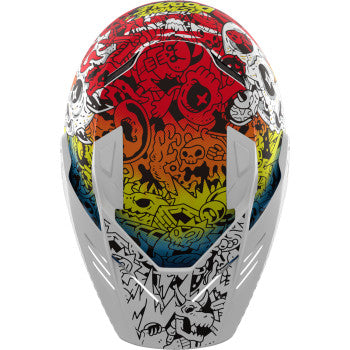 ICON Elsinore™ Helmet - Doodle 3 - White - 2XL 0104-3442