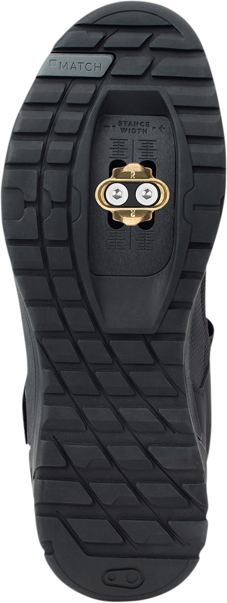 CRANKBROTHERS Mallet E BOA® Shoes - Black/Gold - US 9 MEB01080A-9.0