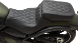 MUSTANG Squareback Seat - Passenger - Black - Diamond Stitch - Vulcan S '15-'23 76431