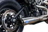 S&S CYCLE SuperStreet 2:1 50 State Exhaust System - M8 Softail - Stainless Steel 550-0996B