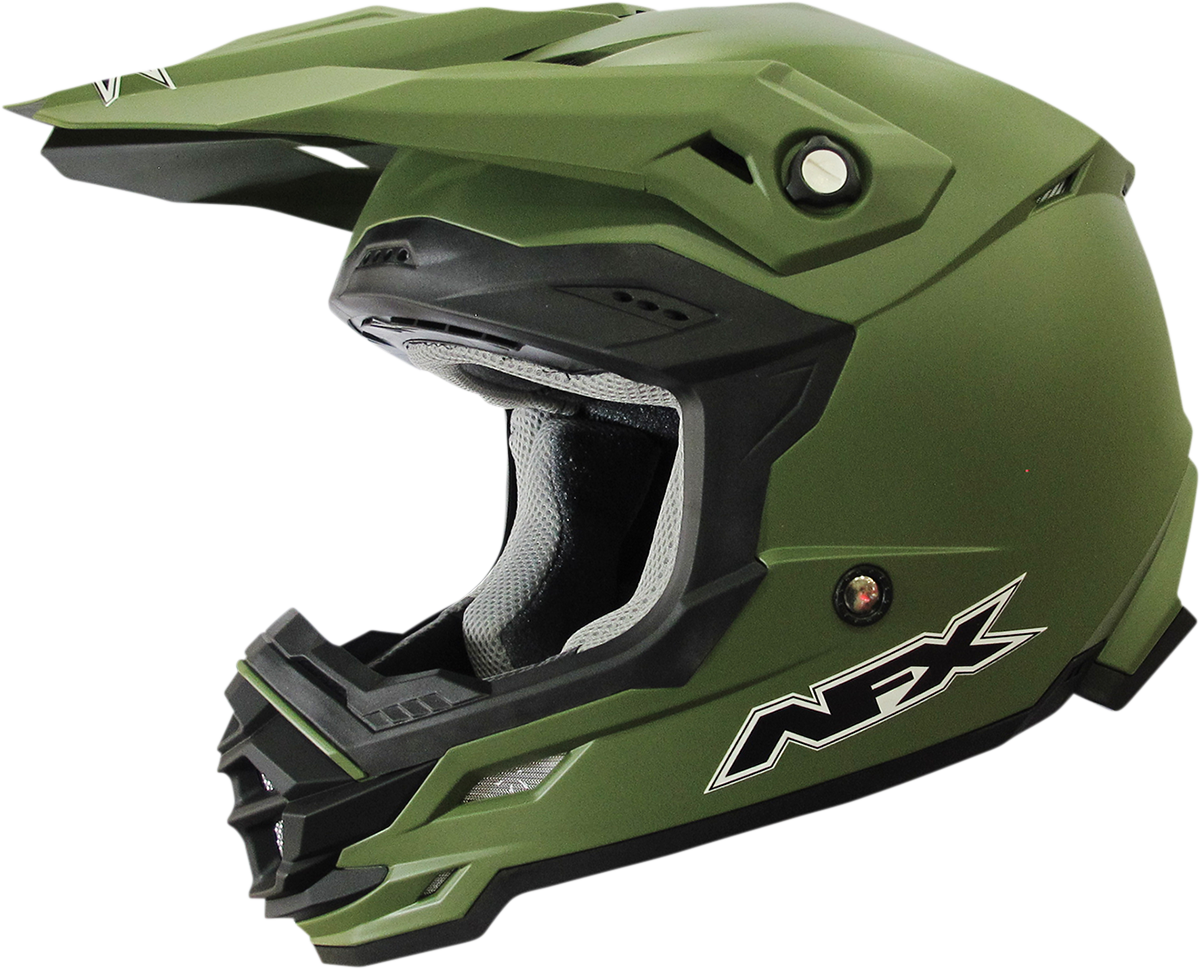 AFX FX-19R Helmet - Matte Olive - Medium 0110-7041