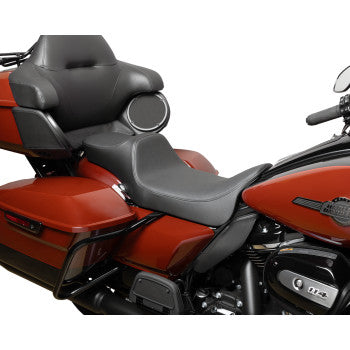 DRAG SPECIALTIES Predator III Seat - Extended Reach - Smooth - FLH/FLT '08-'24 0801-1922