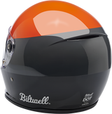 BILTWELL Lane Splitter Helmet - Gloss Podium Orange/Gray/Black - XL 1004-550-105