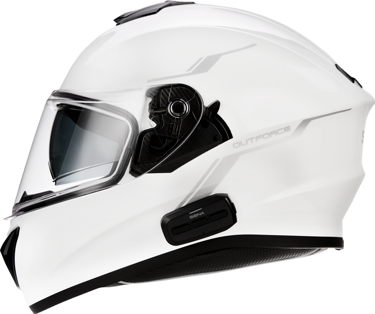 SENA OutForce Helmet - Glossy White - Medium OUTFORCE-GW00M