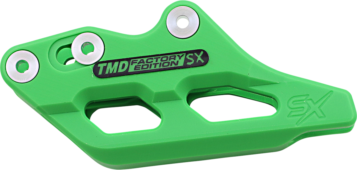 T.M. DESIGNWORKS Chain Guide - Kawasaki - Green KXCG-SX5-GR