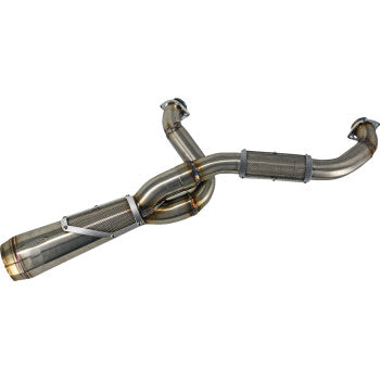 TRASK 2-into-1 Big Sexy Exhaust System - Stainless Steel  for Softail  Low Rider/Heritage  TM-5131