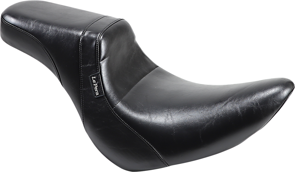 LE PERA Daytona 2-Up Seat - Without Backrest - Smooth - Black - FLFB LYO-543S