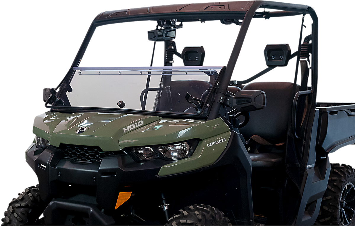 SEIZMIK Folding Windshield - Hard Coated Polycarbonate 25038