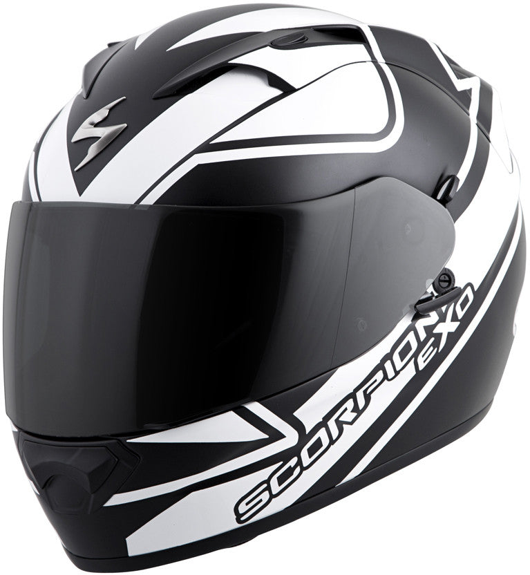 SCORPION EXO Exo-T1200 Full Face Helmet Freeway White Lg T12-3055