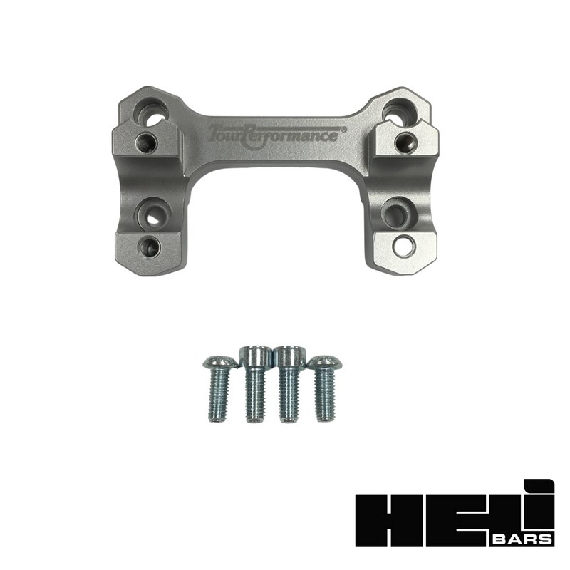 HELIBARS Handlebar Risers Silver Bmw HR05148