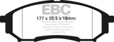 EBC 05-07 Ford F250 (inc Super Duty) 5.4 (2WD) Yellowstuff Rear Brake Pads DP41778R