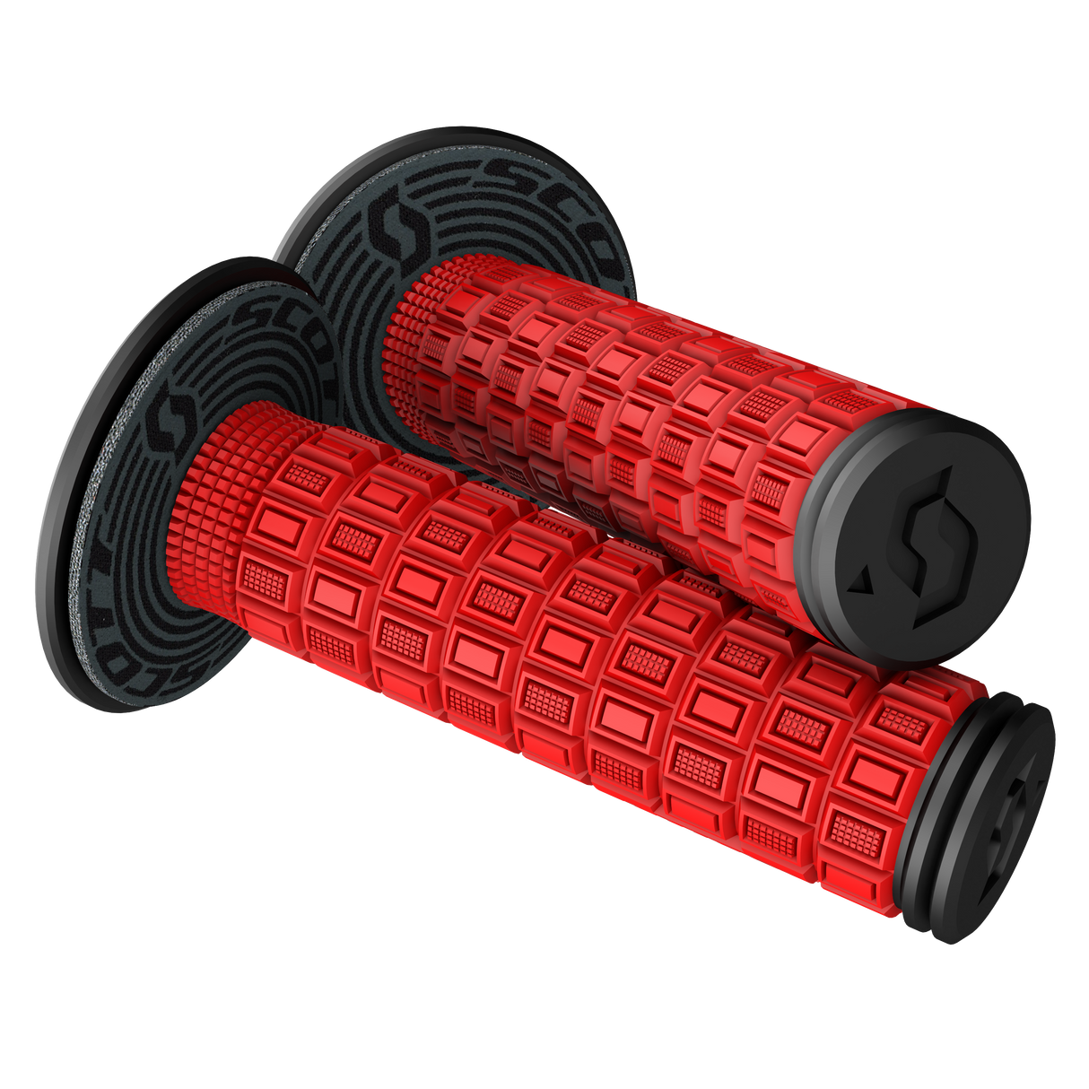 SCOTT Grips - Mellow - Red/Black 269305-4959