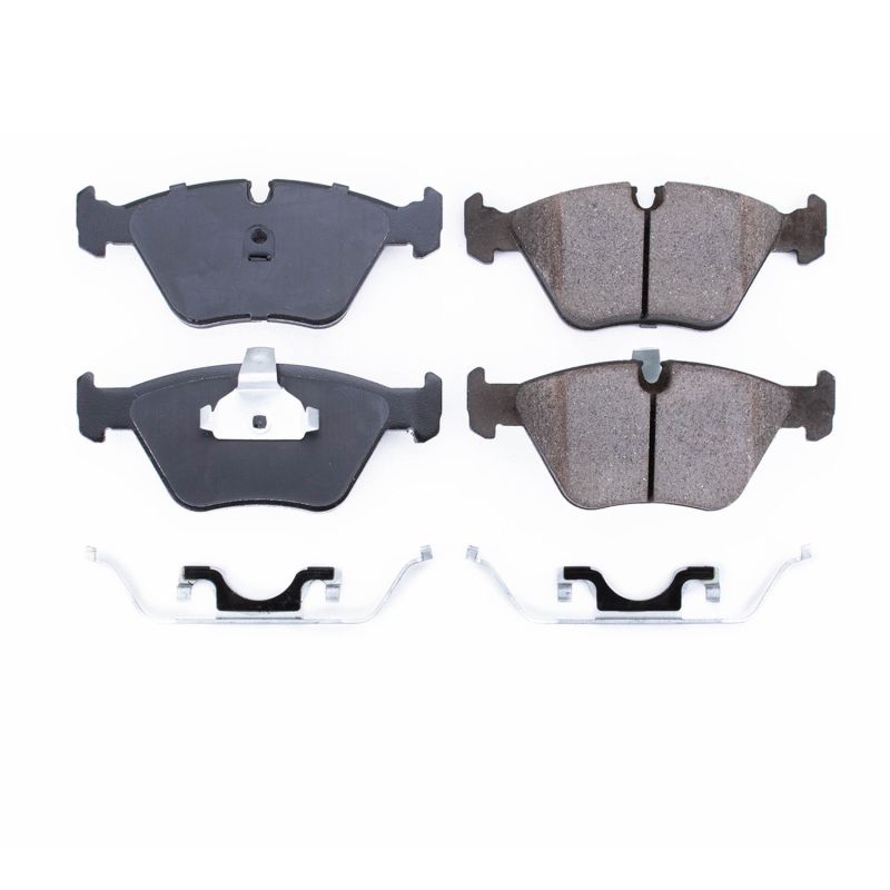 Power Stop 01-05 BMW 525i Front Z17 Evolution Ceramic Brake Pads w/Hardware