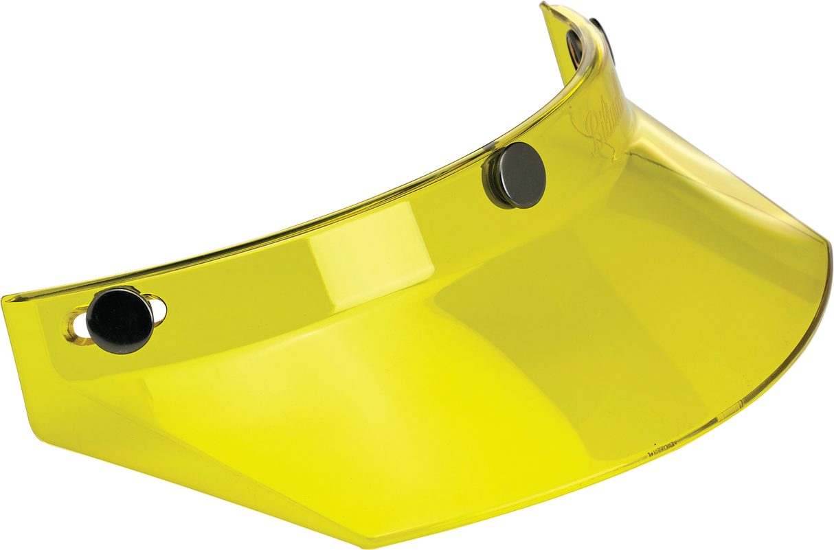 BILTWELL Moto 3-Snap Visor - Yellow 2002-103