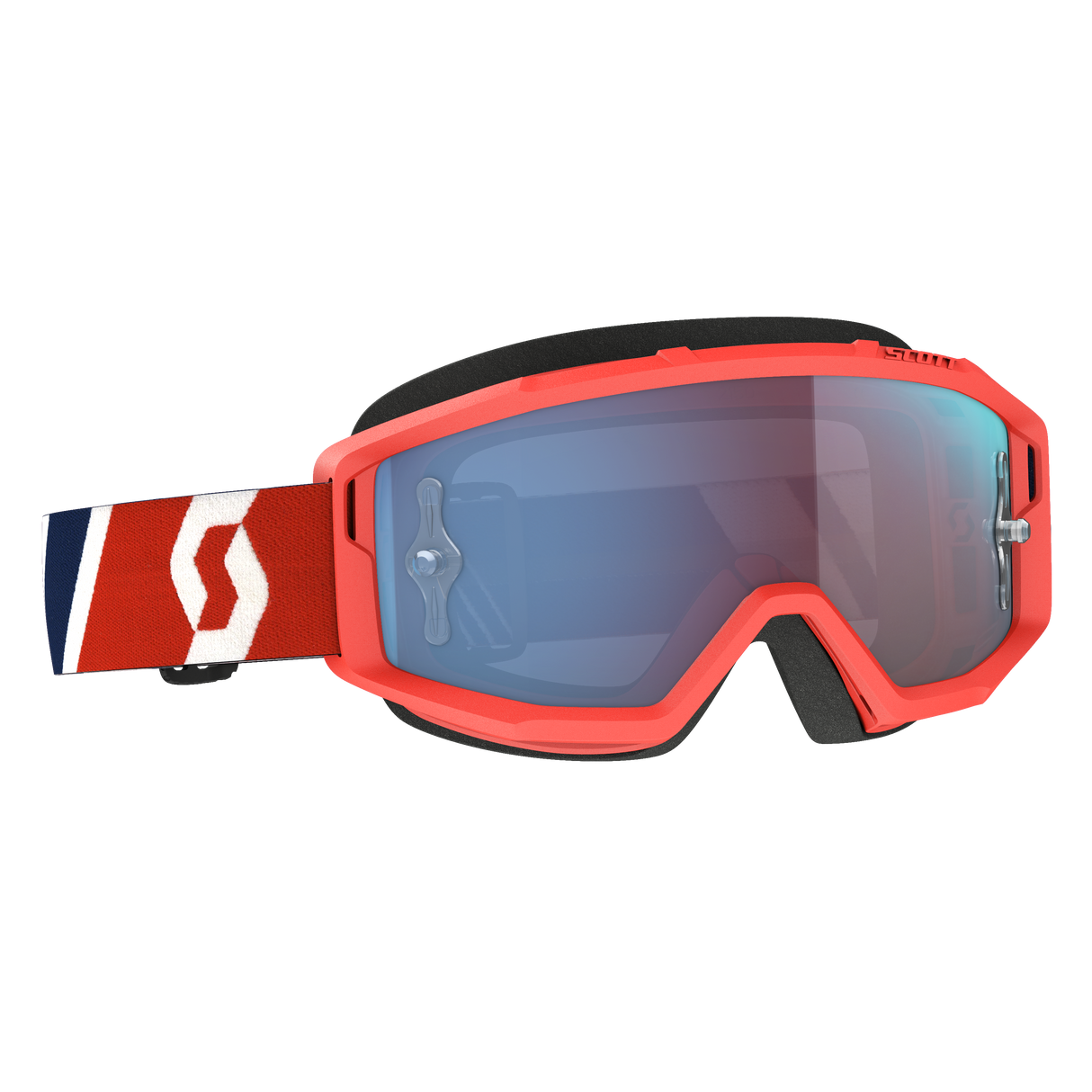 SCOTT Primal Goggle Red/Blue Blue Chrome Works Lens 278597-1228349