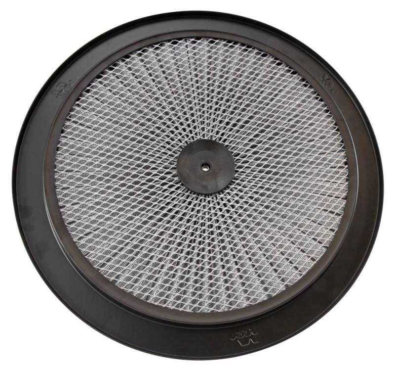 K&N X-Stream Top Filter 14in OD Black Round Lid 66-1400R