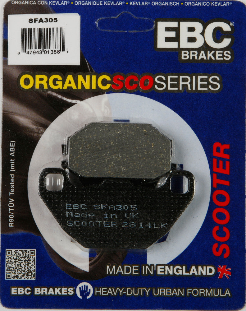 EBC Brake Pads Sfa305 Organic SFA305