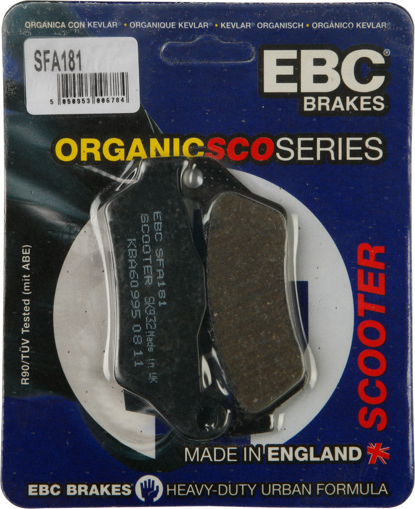 EBC Brake Pads Sfa181 Organic SFA181