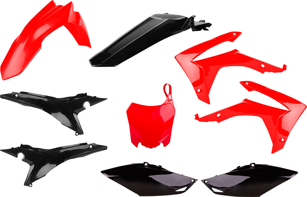 POLISPORT Body Kit - Complete - Red/Black - CRF250R/450R 90832