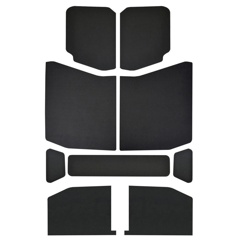 DEI 18-23 Jeep Wrangler JL 4-Door Boom Mat Headliner - 9 Piece - Black 50168