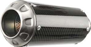 HOTBODIES Mgp Exhaust Slip-On Carbon Fiber Stainless End Cap 81501-2404
