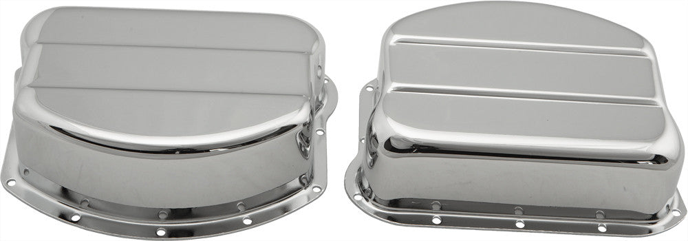 HARDDRIVE Rocker Cover Kit Panhead 48-65 Chrome Pair 10-135