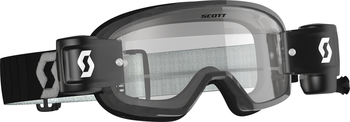 SCOTT Youth Buzz Mx Pro Goggle Wfs Black/Grey W/Clear Works 272837-1001113