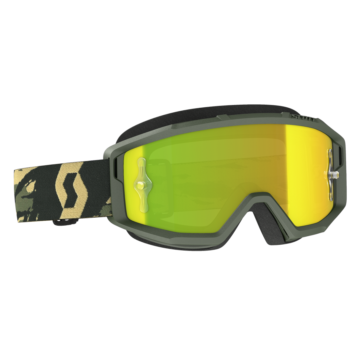 SCOTT Primal Goggle Camo/Khaki Yellow Chrome Works Lens 278597-6800289