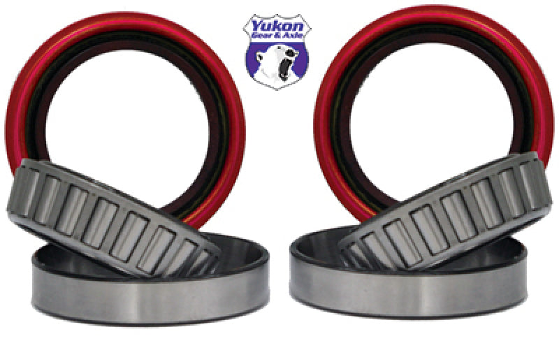 Yukon Gear Rplcmnt Axle Bearing and Seal Kit For 77 To 93 Dana 44 and Chevy/GM 3/4 Ton Front Axle AK F-G06