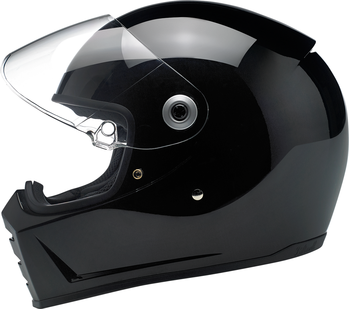 BILTWELL Lane Splitter Helmet - Gloss Black - Large 1004-101-104